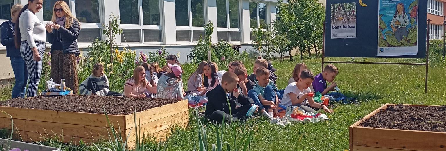 Oáza klidu v jedlé školní zahradě