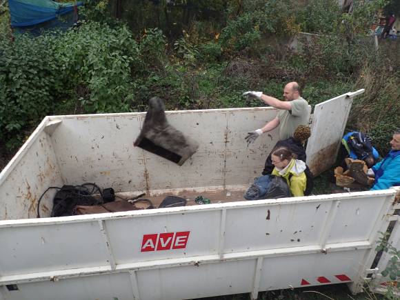 Úklid odpadu na Praze 15