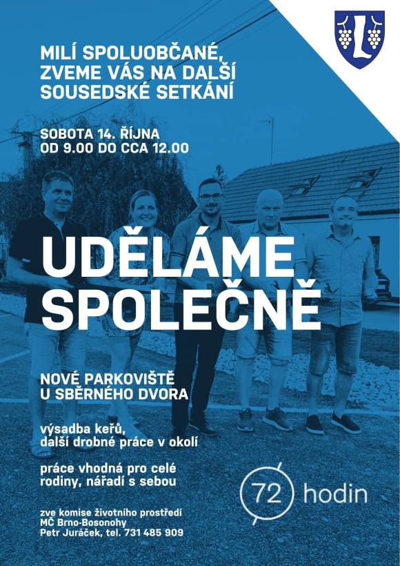 Výsadba zeleně kolem nového parkoviště u komunálu